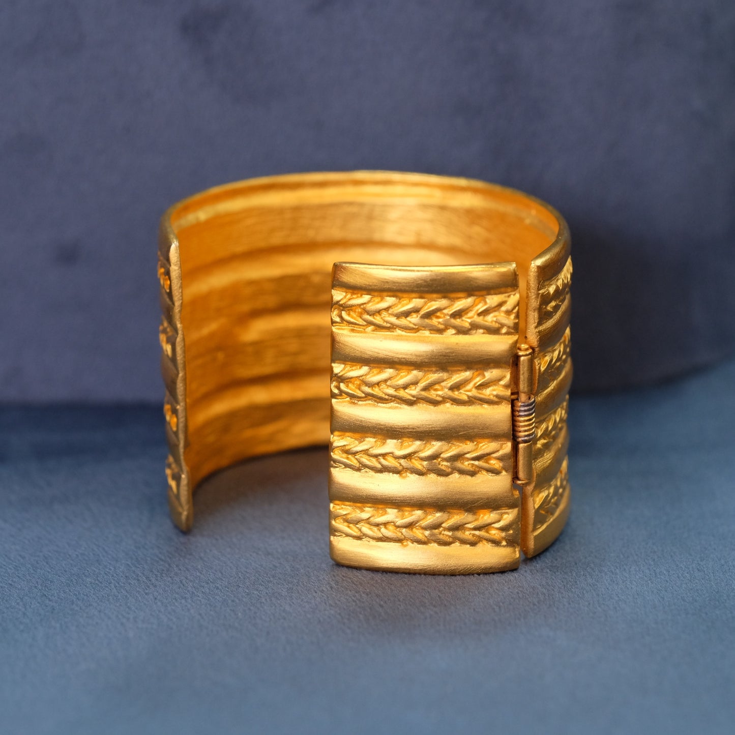 Kenneth Jay Lane Gold Cuff Bracelet