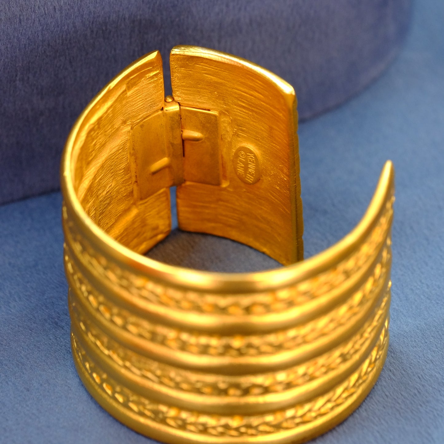 Kenneth Jay Lane Gold Cuff Bracelet
