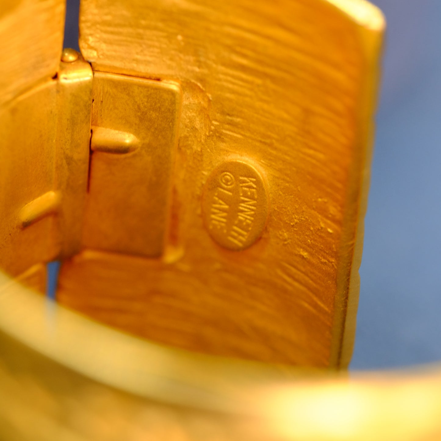 Kenneth Jay Lane Gold Cuff Bracelet