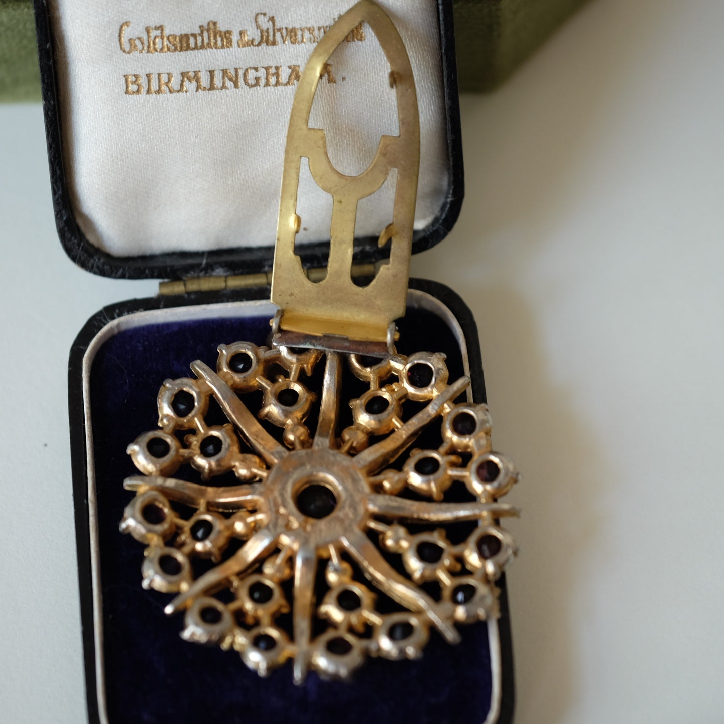 Eisenberg Original Round Star Dress Clip 1940s