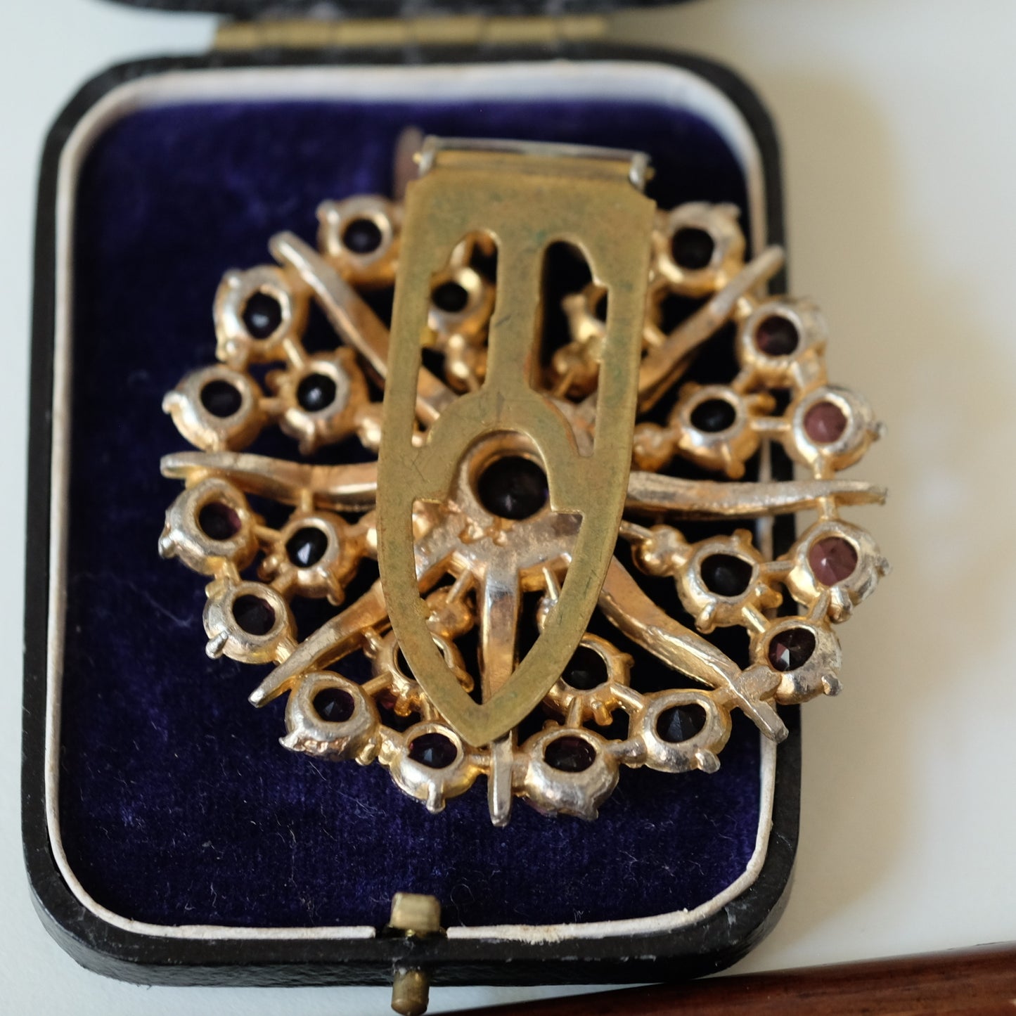 Eisenberg Original Round Star Dress Clip 1940s