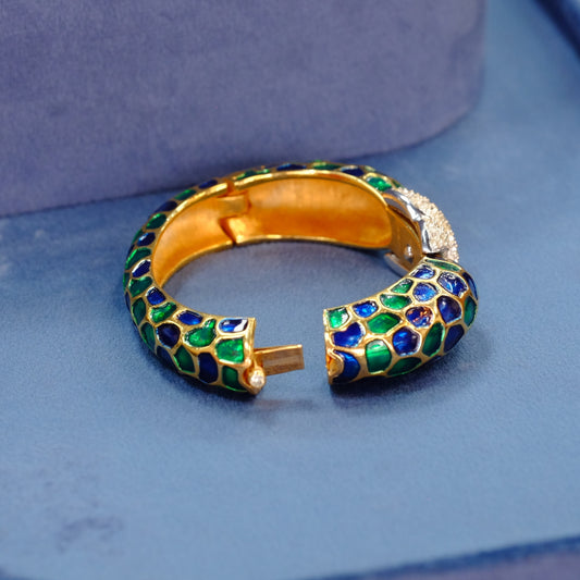 Vintage Jomaz Enamel Bracelet