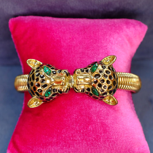 Vintage Cheetah Bracelet 1980s