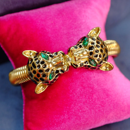 Vintage Cheetah Bracelet 1980s