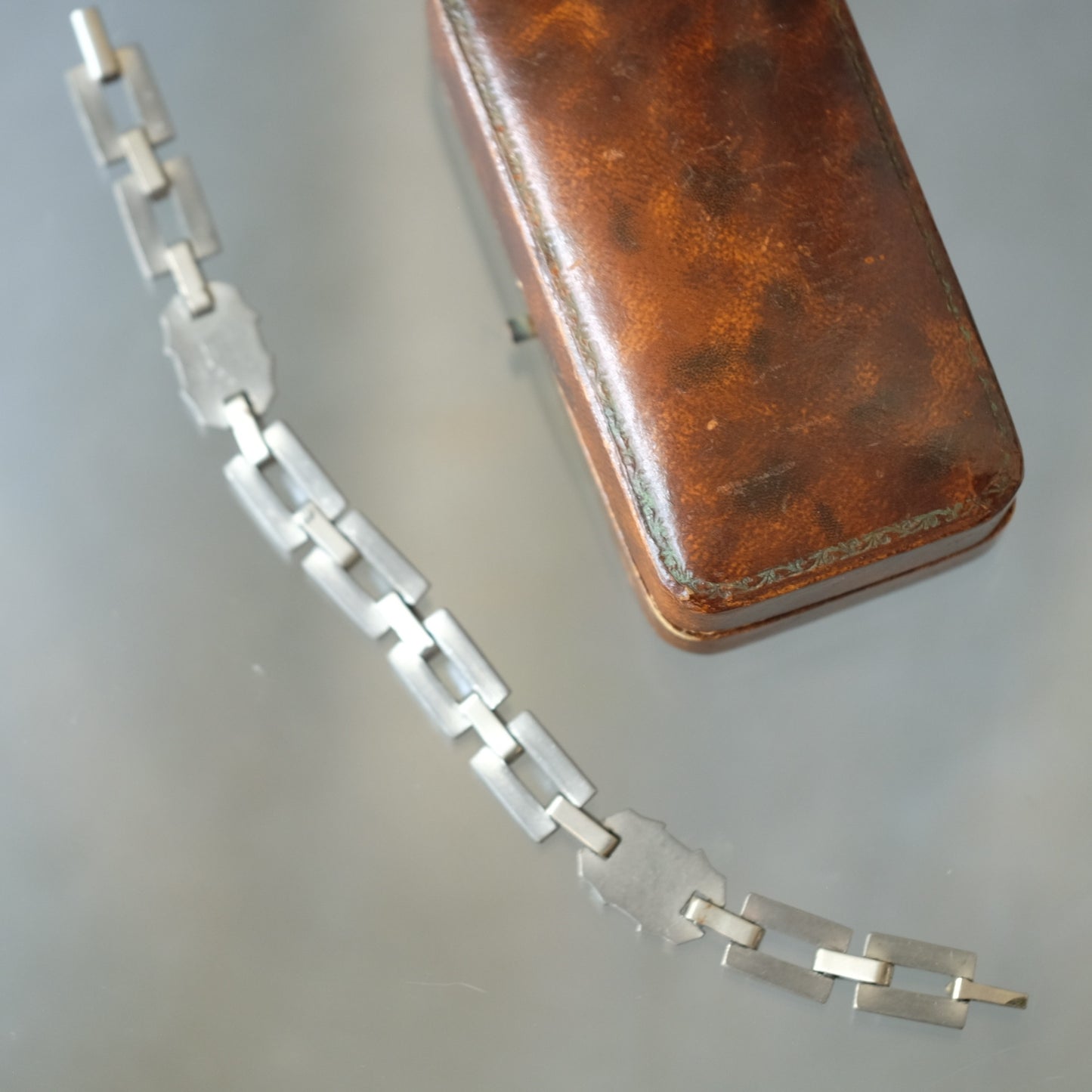 Art Deco Black Geometry Bracelet 1910s
