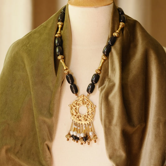 Vintage YSL Bohemian Tassel Necklace 1970s