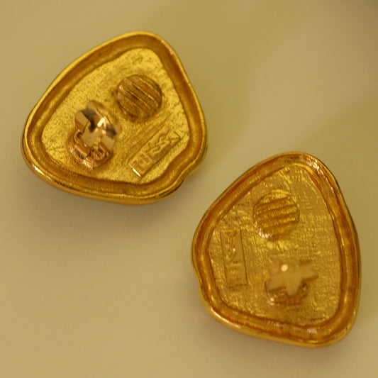 Vintage Yves Saint Laurent by Robert Goossens Earrings 1980s