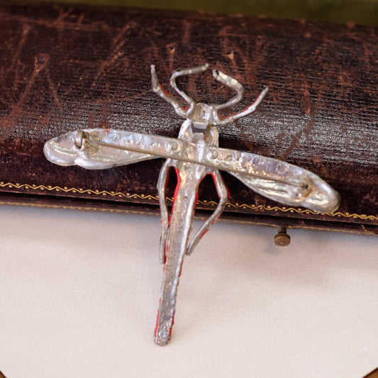 Enamel Dragonfly Brooch 1940s
