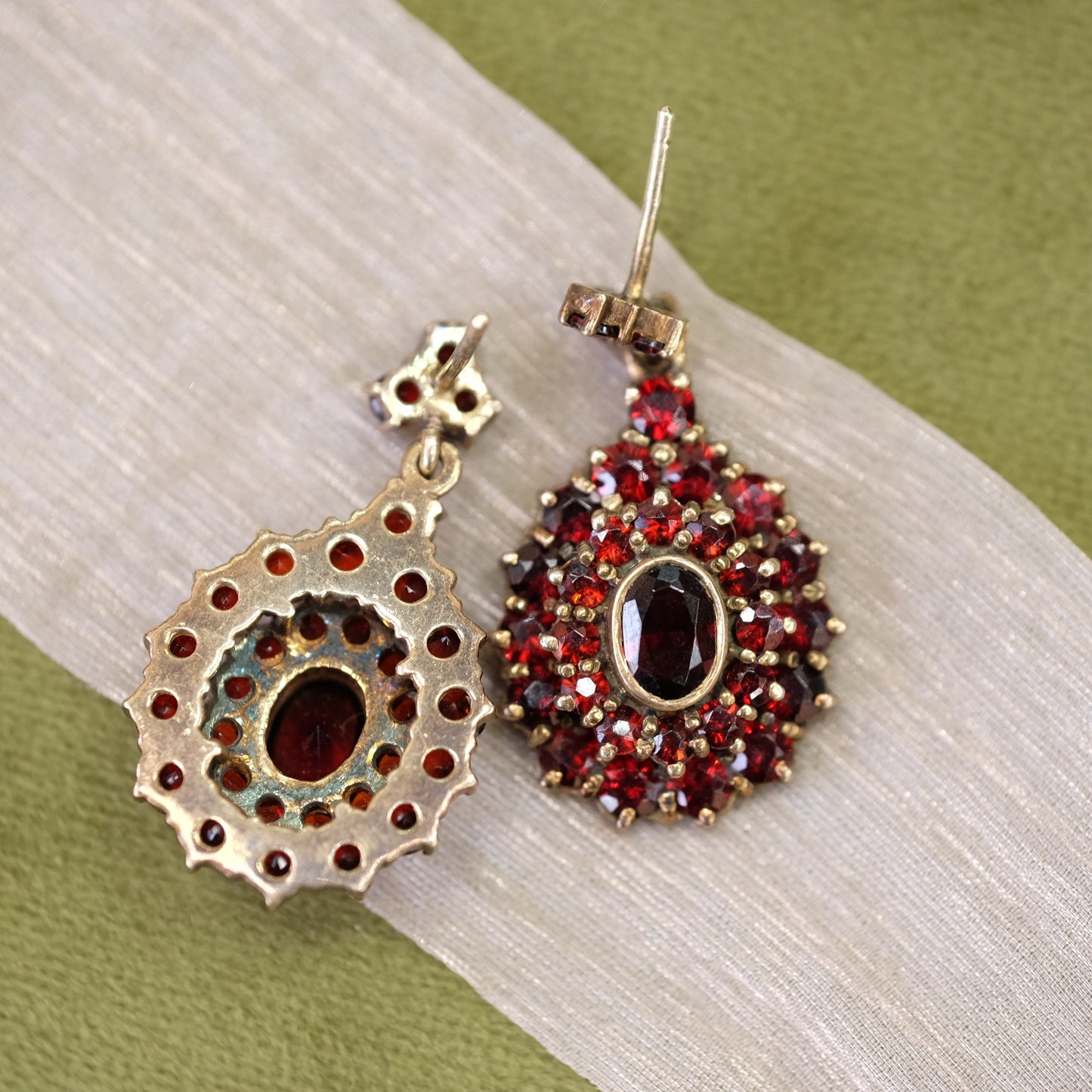 Garnet Earrings