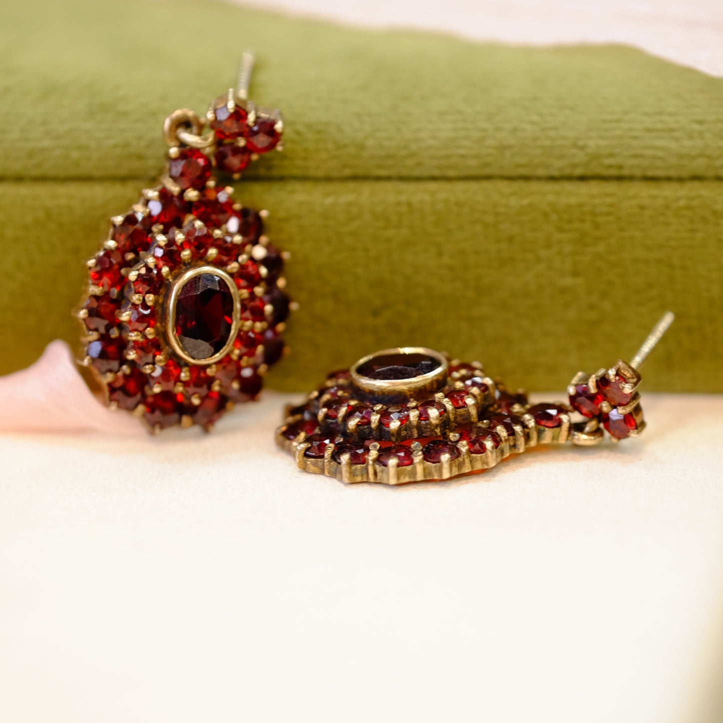 Garnet Earrings
