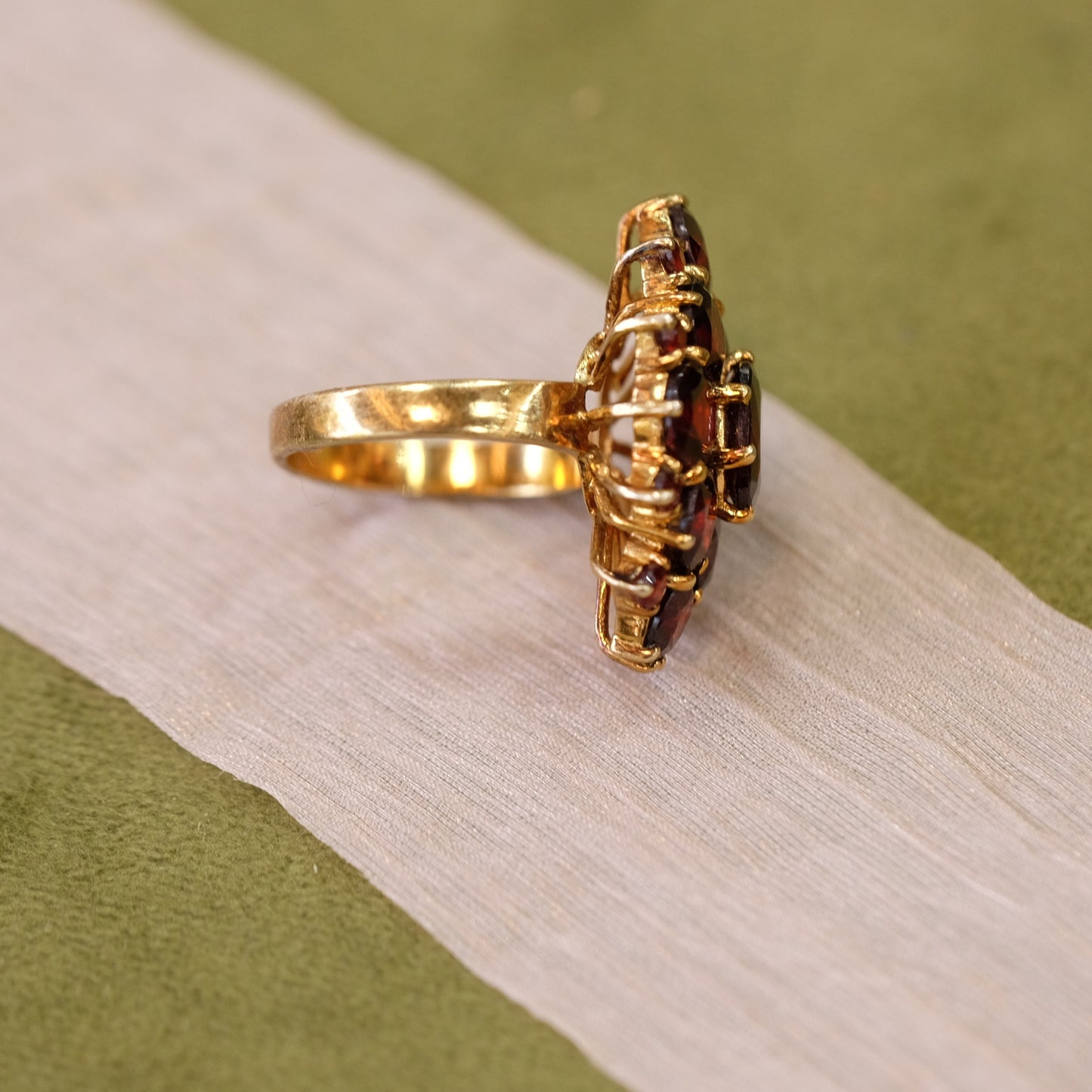 14k Garnet Ring