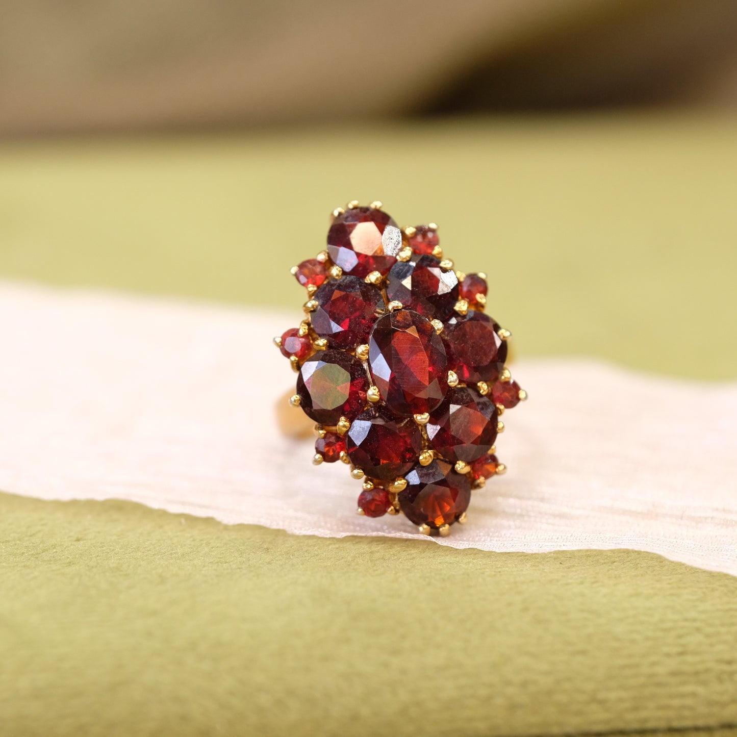 14k Garnet Ring