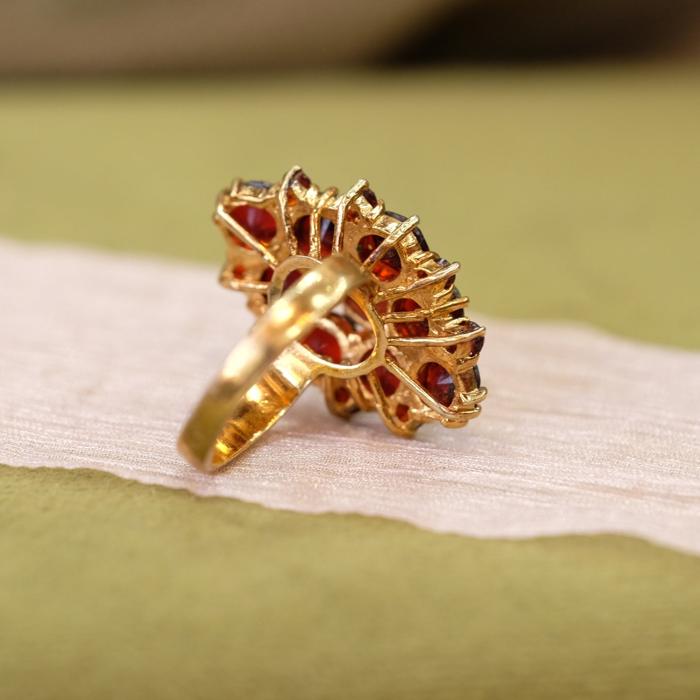 14k Garnet Ring