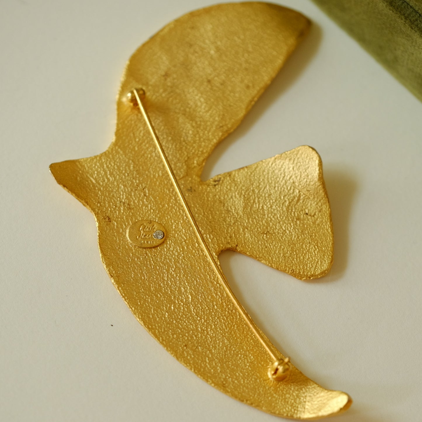 Cecile Jeanne Paris Dove Brooch
