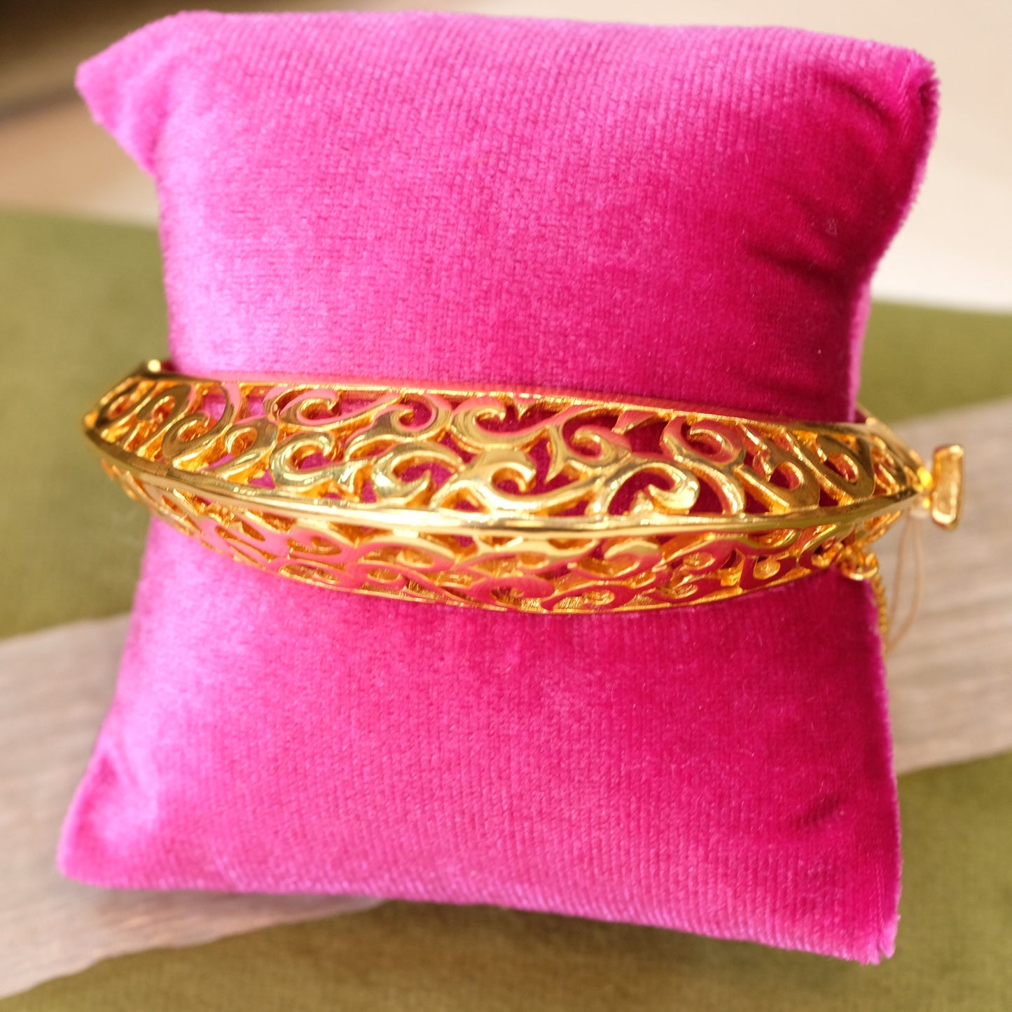 Vendome Bangle with Original Tag 1960s