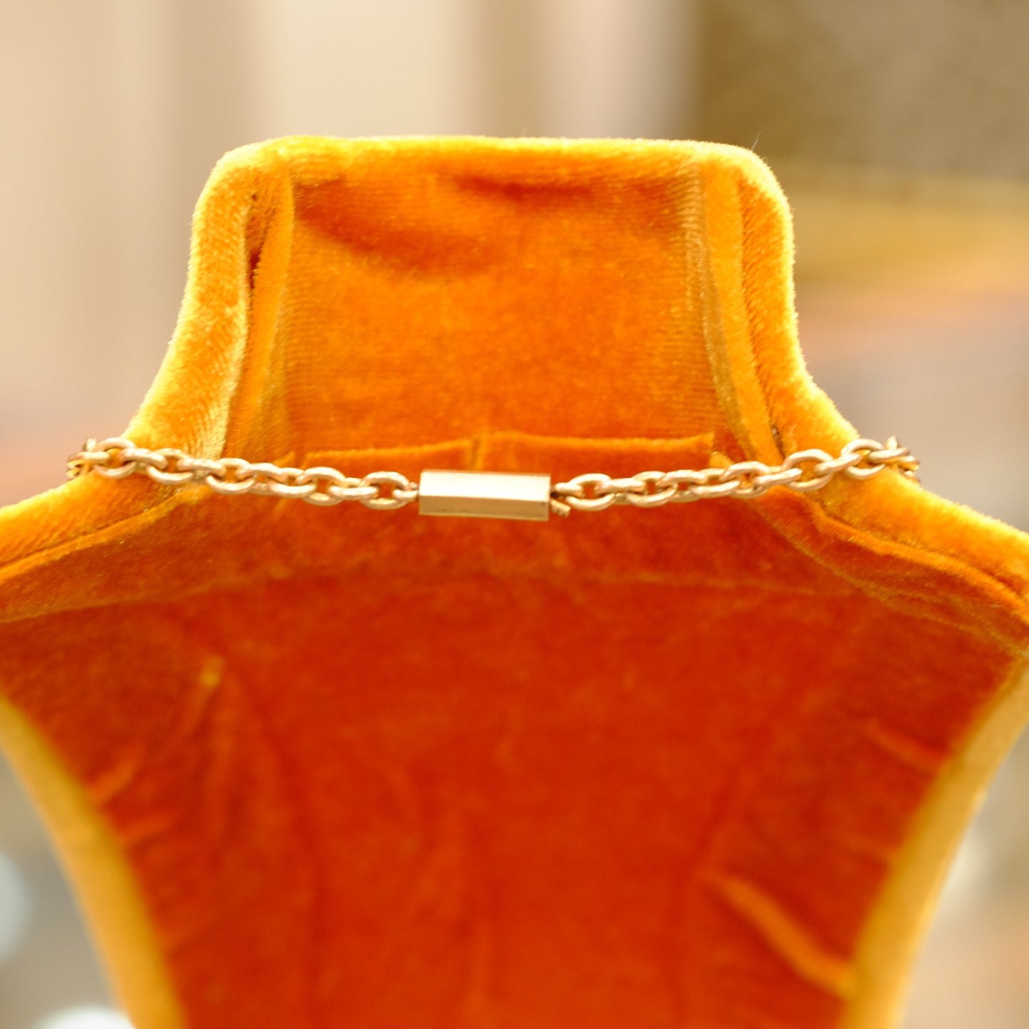 14K Gold Victorian Carved Coral Necklace