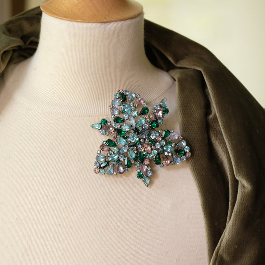 Vintage Austria Iris Brooch 1950s