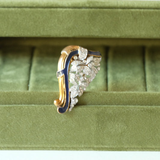 Vintage Trifari Alfred Philippe Princess Eugene Dress Clip 1940s