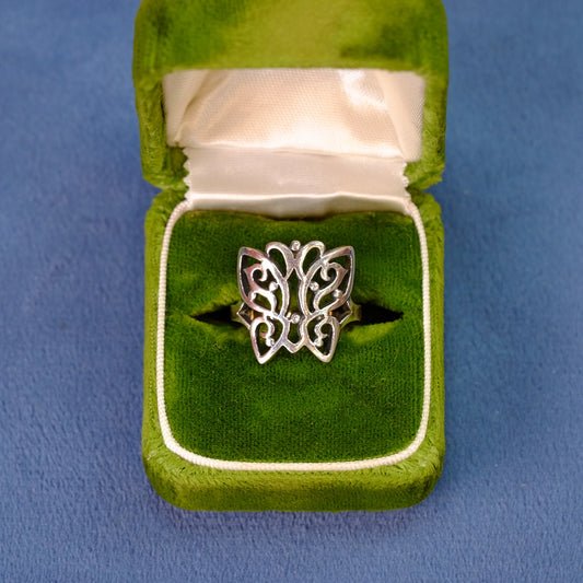 James Avery Sterling Silver Retired Butterfly Ring