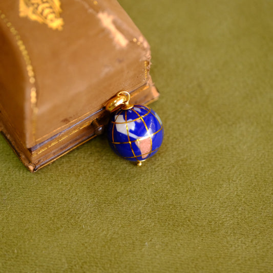14K Globe Charm