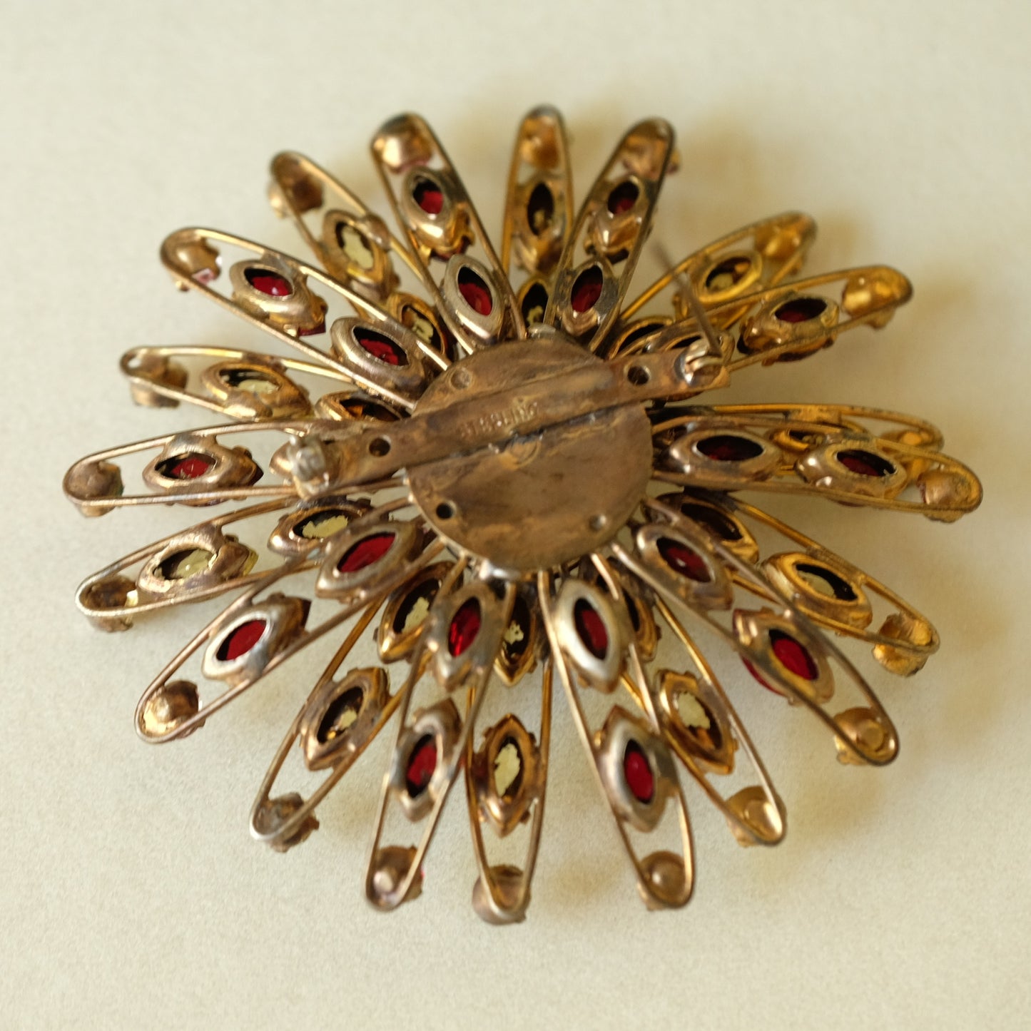 Vintage Vogue Sterling Flower Brooch 1950s