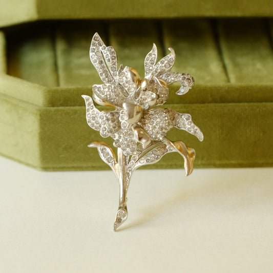 Vintage Flower Reja Brooch 1940s