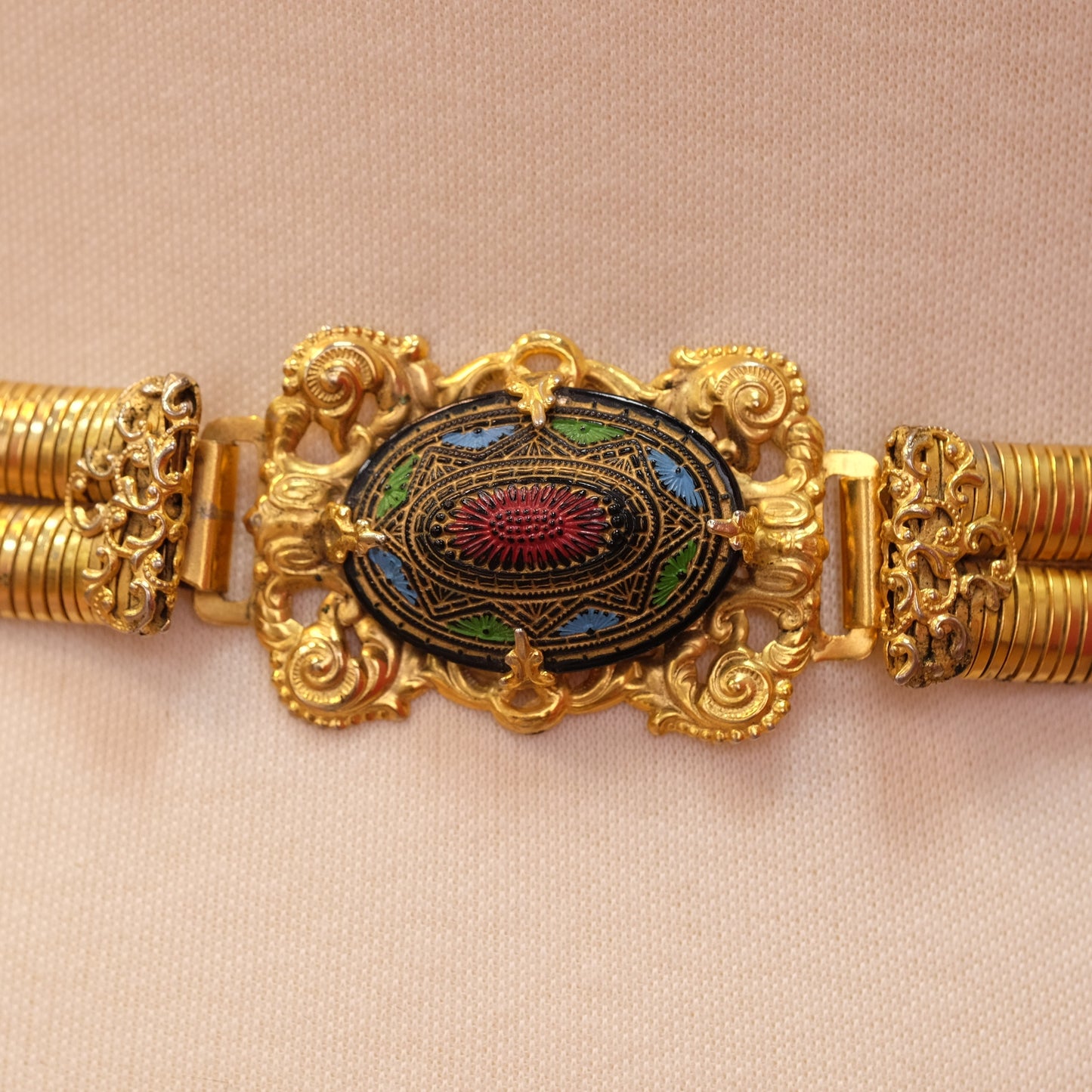 Vintage Schreiner Belt Signed Resizable 1960s