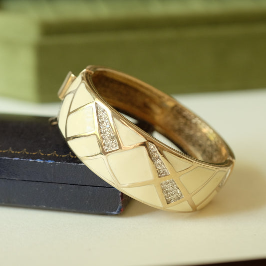 Vintage Panetta Enamel Bracelet 1960s