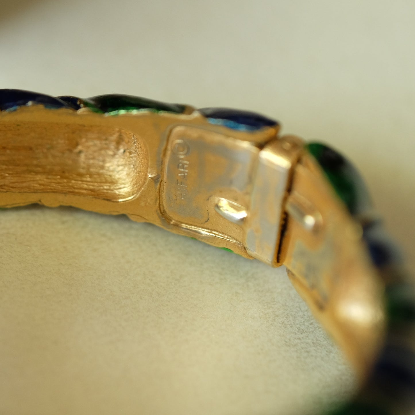 Vintage Trifari Enamel Bracelet 1960s