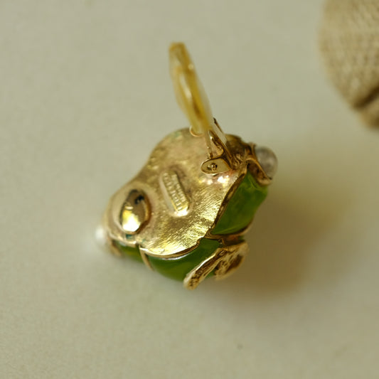Mariko Seashell Lime Earrings