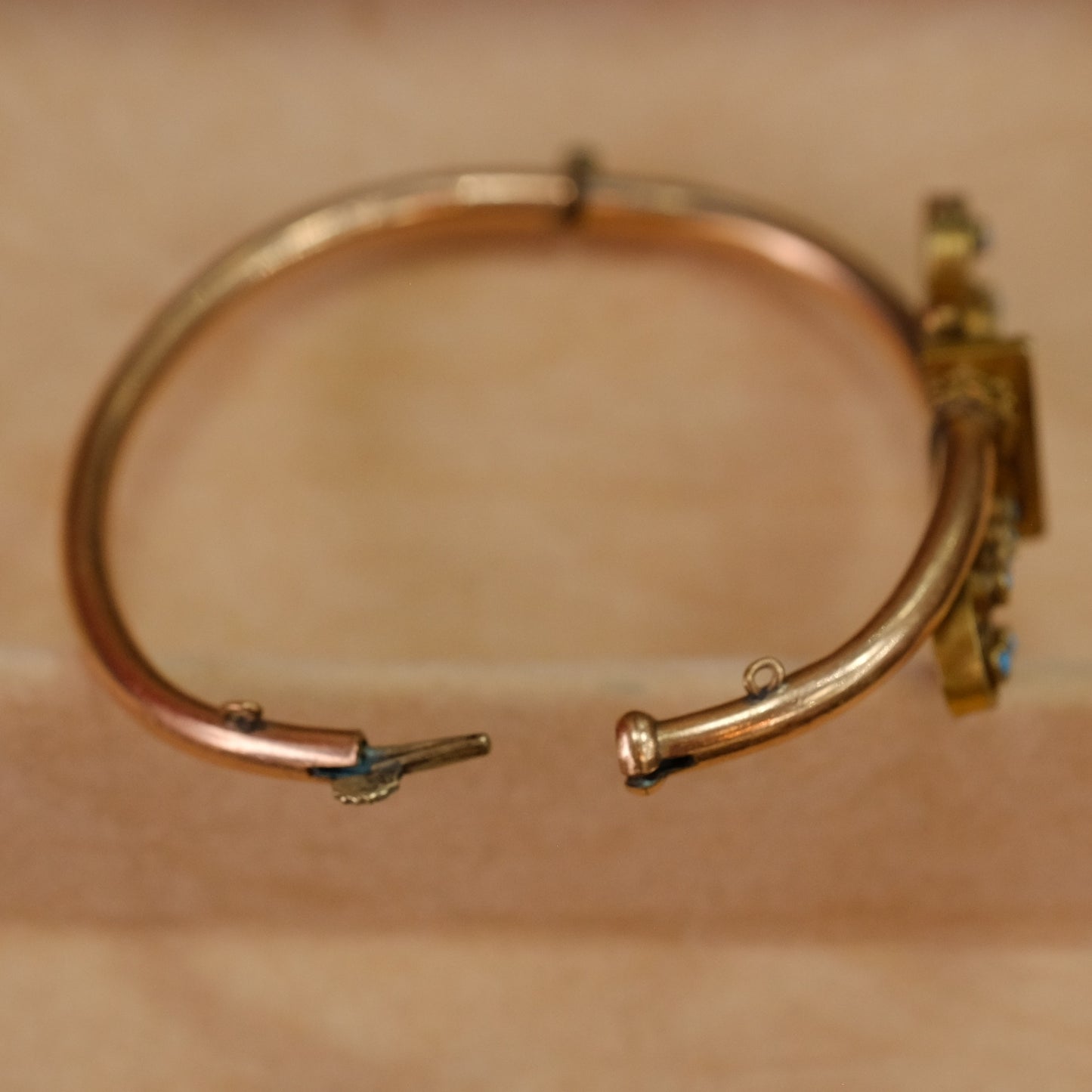 Victorian Gold Filled Turquoise Bracelet