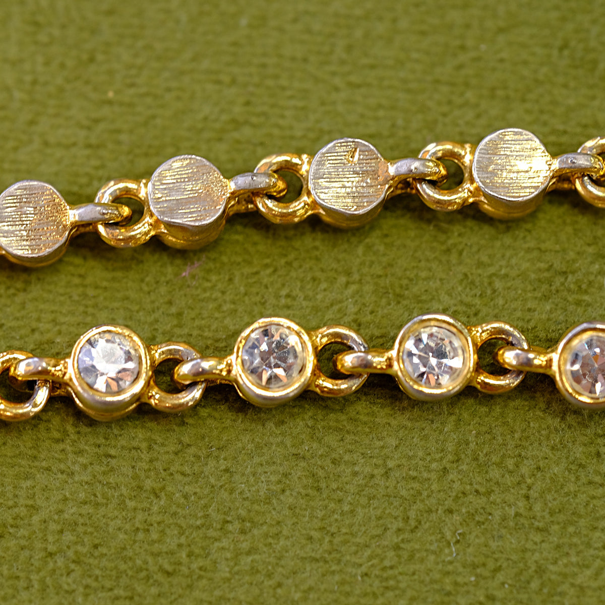 Goldtone Tennis Bracelet