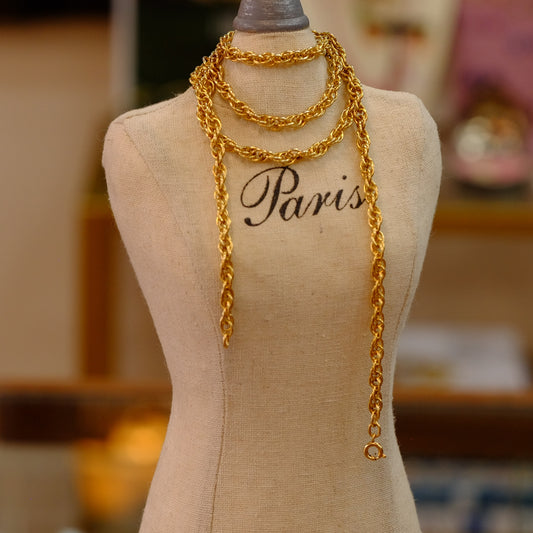 Vintage Gold Filled Long Chain