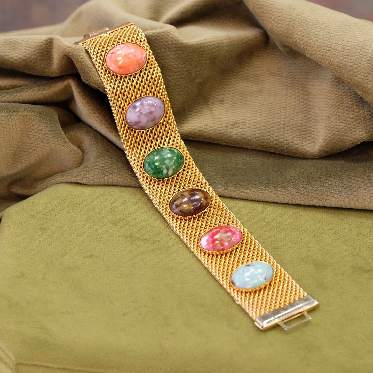 Sarah Coventry Cabochon Bracelet
