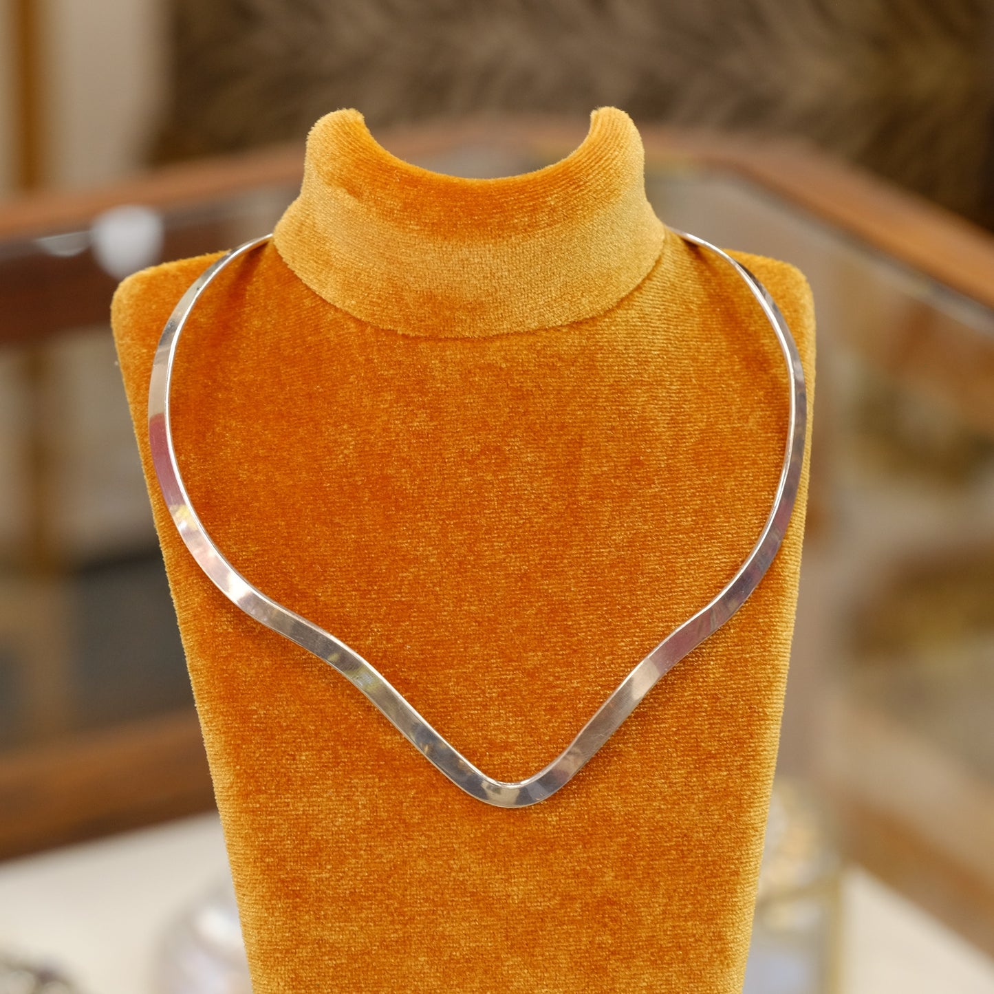 Sterling Silver Necklace Collar by Artisan Bes Hara