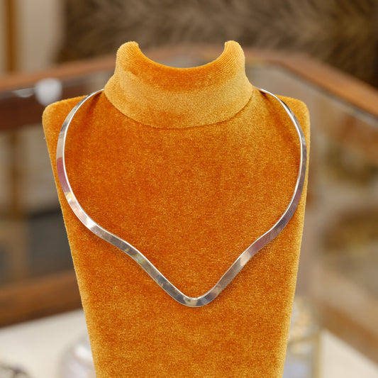 Sterling Silver Necklace Collar by Artisan Bes Hara