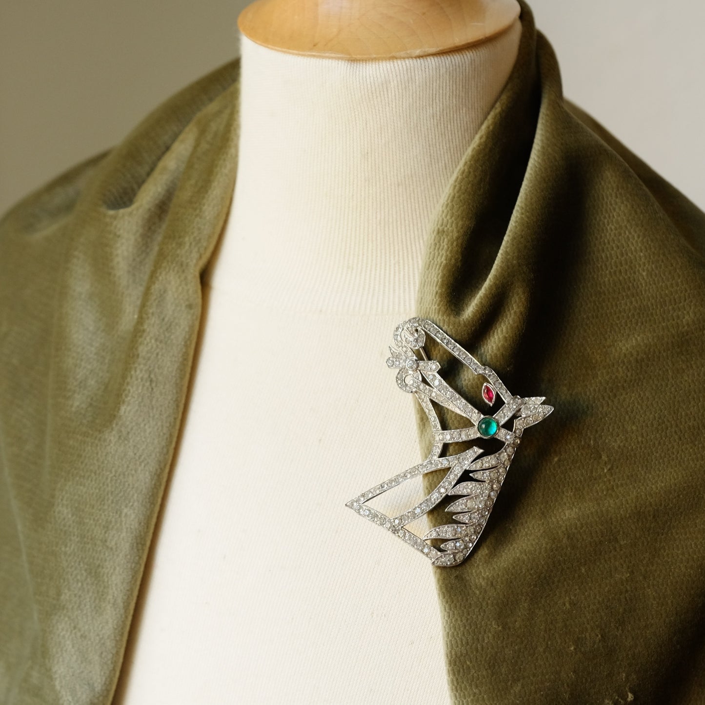 Collectible Trifari KTF Horse Head Brooch 1930s