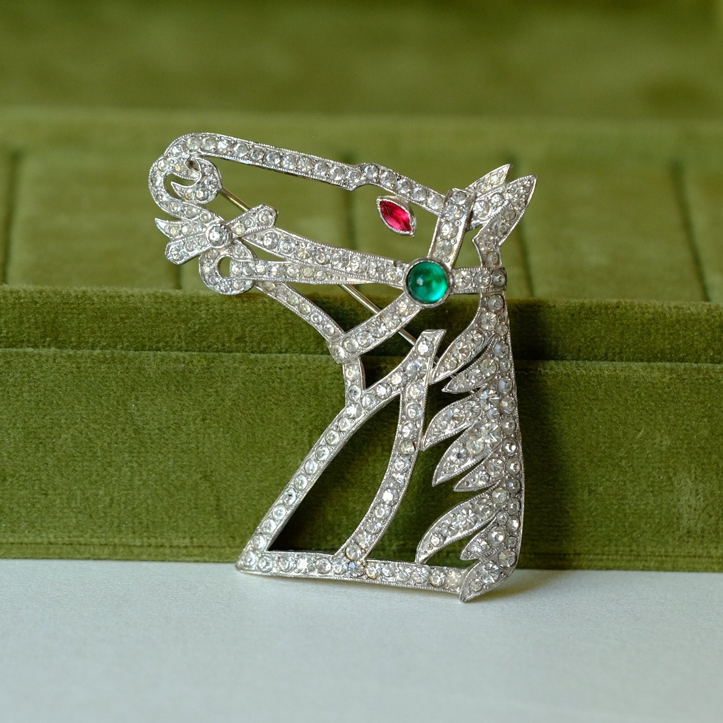 Collectible Trifari KTF Horse Head Brooch 1930s