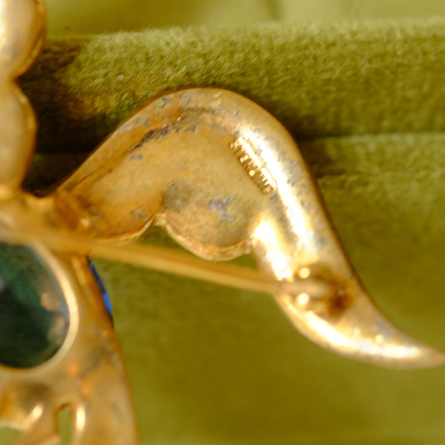 Collectible Trifari Sterling Bird of Paradise Brooch 1940s