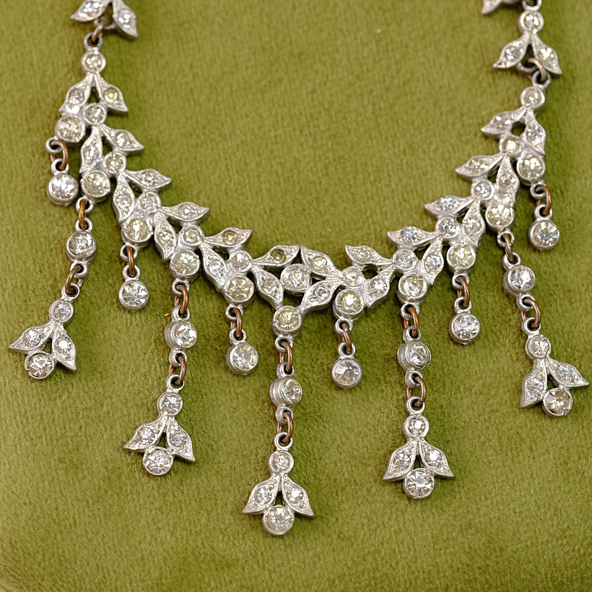 Ornate Victorian Paste Necklace