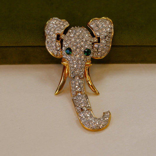 Vintage Elephant Brooch