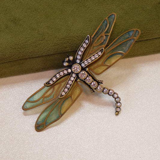 Kenneth Jay Lane DragonFly Brooch