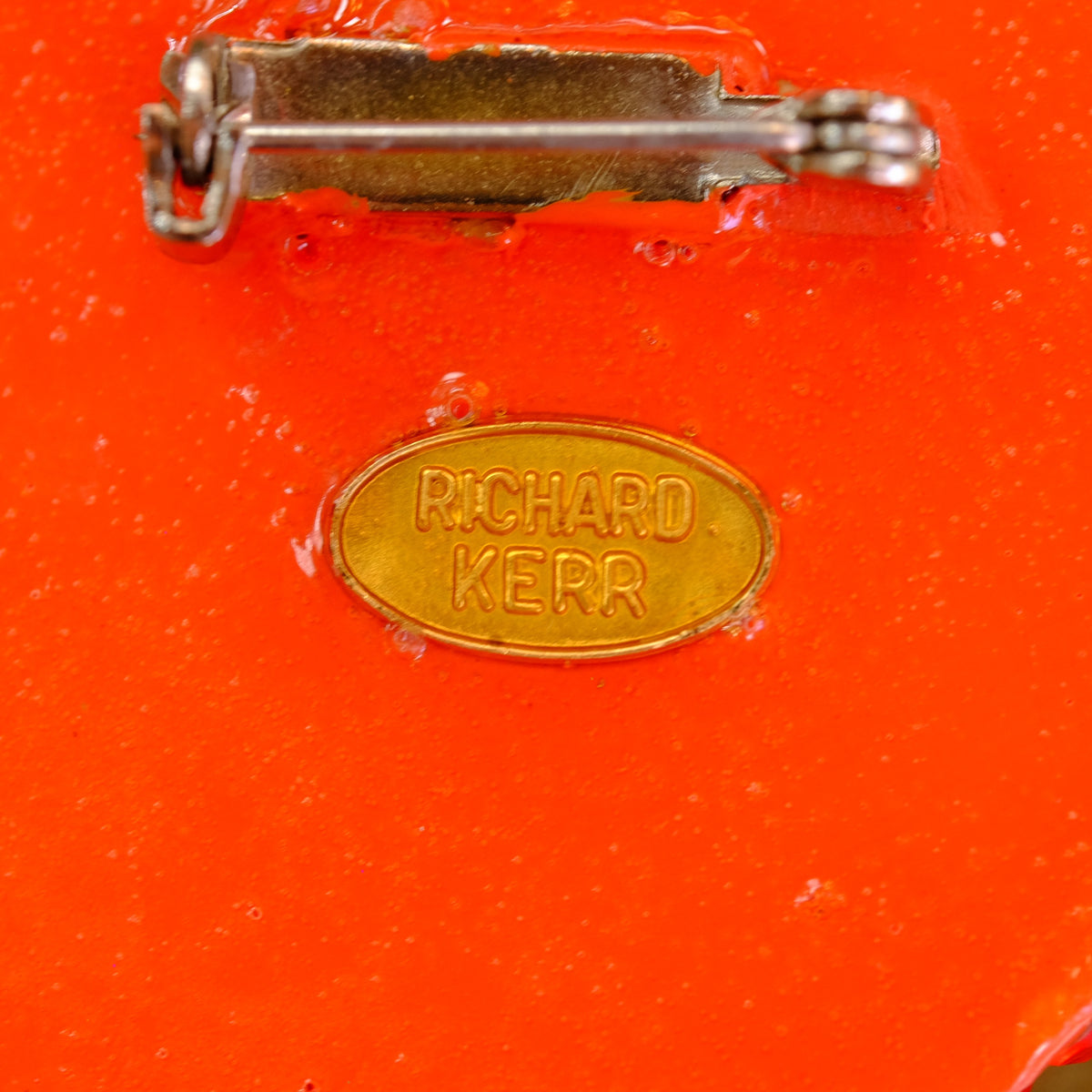 Richard Kerr Pumpkin Brooch