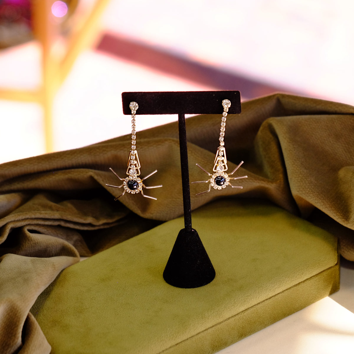 Vintage Spider Earrings