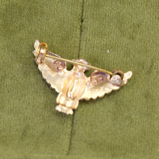 Small Eagle Patriotic Coro Pin 1940s