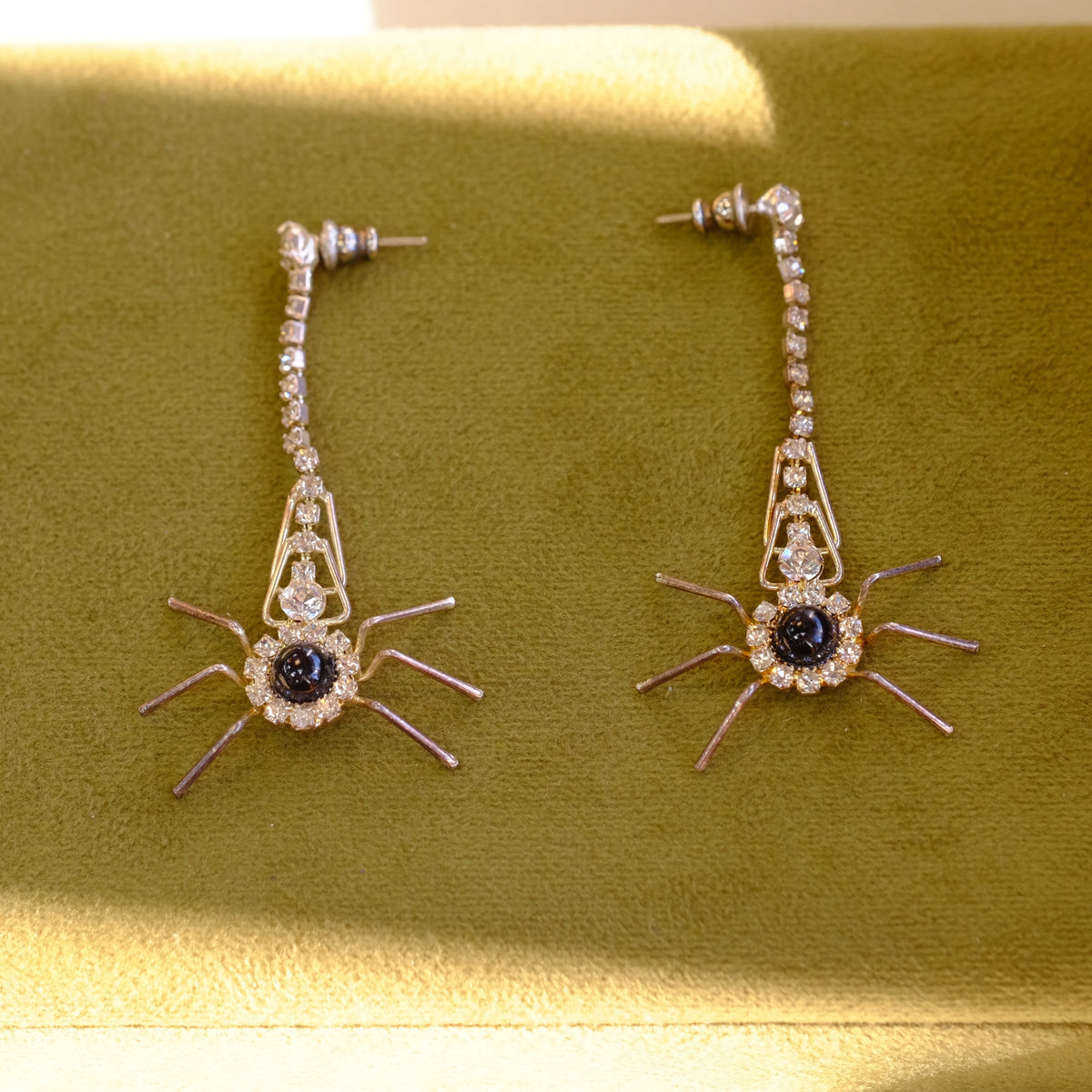 Vintage Spider Earrings