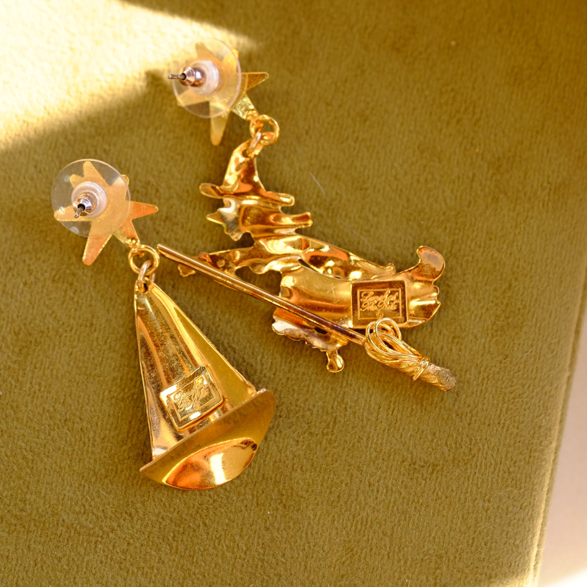 Vintage Witch Earrings