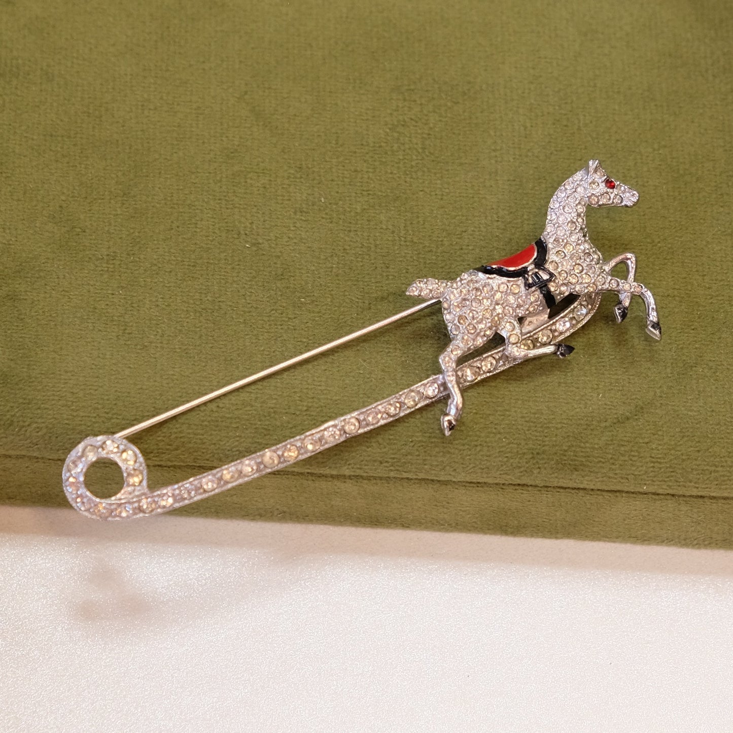 Unusual Horse Large Pin 1930s