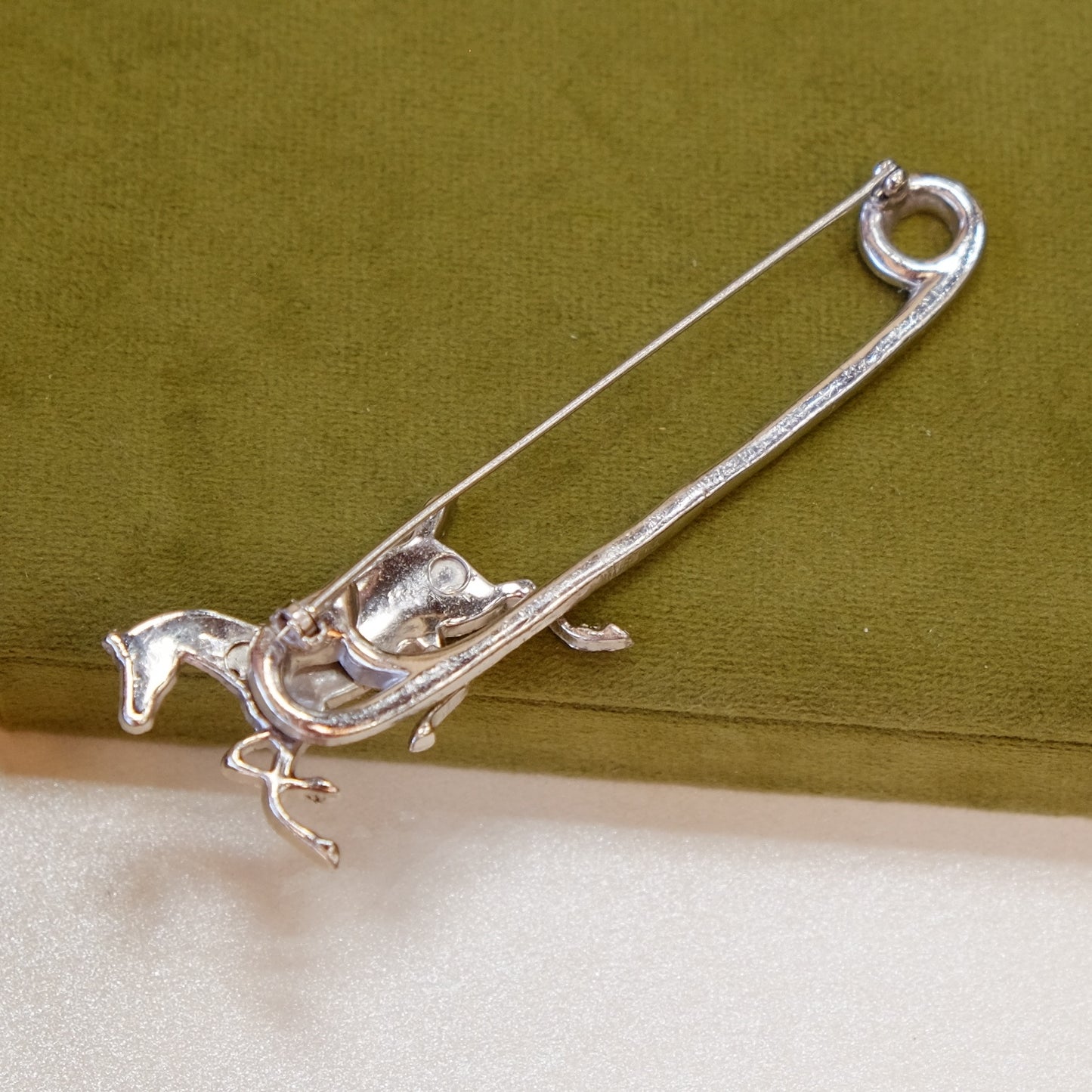 Unusual Horse Large Pin 1930s