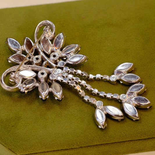 Midcentury Dangle Statement Brooch